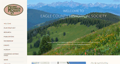 Desktop Screenshot of eaglecountyhistoricalsociety.com