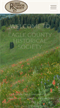 Mobile Screenshot of eaglecountyhistoricalsociety.com